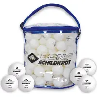 Schildkröt Donic-Schildkröt Tafeltennisbal Jade 144 Stuks – Witte Poly 40+ Ballen – Ideaal voor Vrijetijdssport en Clubs