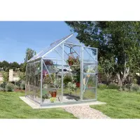 Canopia Kweekkas Harmony 6x6 - Polycarbonaat - Zilver - 185x186x208cm