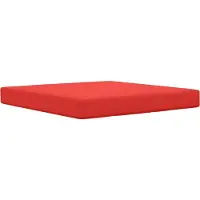 vidaXL Buitenbankkussen Polyester Rood 80 x 80 x 8 cm