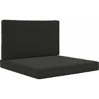 vidaXL Buitenbankkussen Polyester Zwart 80 x 80 cm