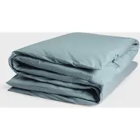 Yumeko Dekbedovertrek Percal Katoen 140x200 Blauw - Eco, Bio & Fairtrade