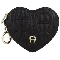 Etienne aigner Diadora tas tag leer 12 cm zwart