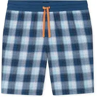 Schiesser Pyjamabroek ' Mix & Relax ' blauw / wit