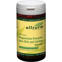 Allcura Magnesium Complex capsules met zink + calcium, 100 capsules