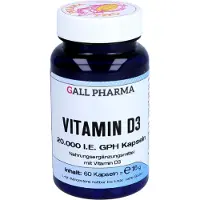 Hecht Pharma GmbH Geschäftsbereich Handelsware GALL PHARMA Vitamine D3 20.000 IE, capsules, 60 capsules