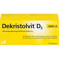 Trommsdorff GmbH & Co. KG Dekristolvit D3 2000 IE tabletten ondersteunt het immuunsysteem, 90 tabletten