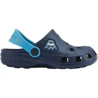 Coqui Klompen Kinderen Little Frog Donkerblauw-Blauw 2118A - Maat 22-23