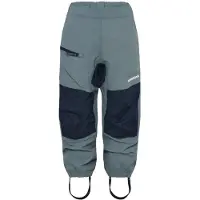 Didriksons - Kid's Dusk Pant 6 - Regenbroek 130, grijs