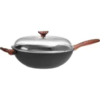 Sambonet Wokpan Rock'N'Rose Black 32 cm