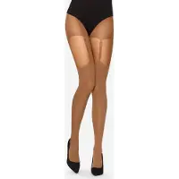 Merry Style Dames Panty - 60 DEN-Overknee-Look – Polyamide – Cappuccino – L - MS-GB-260