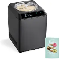 Springlane Zelfvriezende IJsmachine & Yoghurtmaker 2,5L - RVS ijsbeker - Erika
