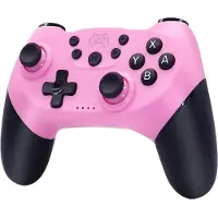Sanorum 1- gamecontroller - Draadloze Bluetooth-gamepad voor Nintendo Switch - Bluetooth - Compatibel met Nintendo Switch - roze