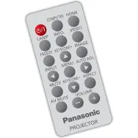 Plus.Parts Afstandsbediening geschikt voor de PANASONIC PT-TX300U beamer, vervangt H458UB01G001