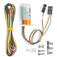 JeiibrZui Auto-Nivelleringssensor - 3D Touch-Bednivelleringssensor - Hall-Effectregeling Nauwkeurige Afstelling - 1 Stuk - Voor Ender 3 CR10 Wit