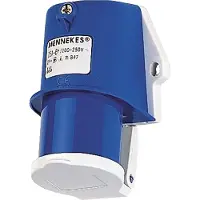 MENNEKES Ip44 Female 3 Pole Plug 16a 230v Blauw