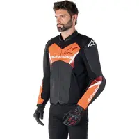 Alpinestars Faster V3 Airflow geperforeerde motorfiets leder- / textieljas