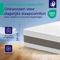 Mister sandman – Pocketvering Matras – 90×200 cm – 24 cm – 7 Zones