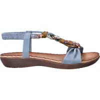 Rieker Sandaal beige / duifblauw / bruin