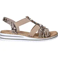 Rieker Sandaal 'Sandalen Plat' beige