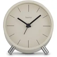 Hama wekker- Flores - Geluidsarm- Grijs/beige