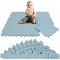 LittleTom Van dag Één: 9-delige Baby Puzzel Speelmat - 30x30 EVA Schuim Kruipmat Vloermat Speeltapijt Kind