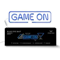 Preyon Neon gaming LED-wandlamp GAME ON Blue Eye Bait (PBEB12GO), USB-voeding, Duurzame Acrylversterking