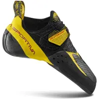 La Sportiva - Klimschoenen - Solution Comp Black/Yellow voor Heren - Maat 43 - Zwart