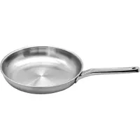 Cookai koekenpan 24 cm RVS/aluminium zilver