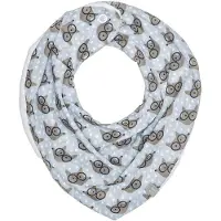 Sevira Kids - Omkeerbare bandana nekwarmer, eli - Blauw 20 x 25 cm