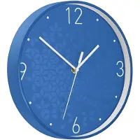 Leitz WOW Stille Wandklok Mordern - Blauw