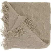 Unique living Plaid Fee - Polyester - Latte - 127x152 cm - (BxL)
