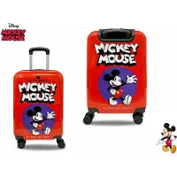 EplusM Disney Mickey Mouse Koffer - Trolley - Reiskoffer - 55x40x20 cm - Rood - Hardcase