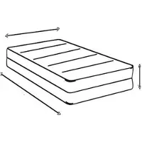 Luna Incontinentie Zorgmatras 17 cm 140x200