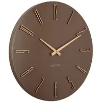 Karlsson Esmerado Wandklok | Ø40cm | Mocha bruin