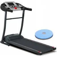 Viking Sports Loopband fitness - inklapbaar - met massage & buikspier-twister - met hartslag meting