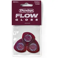 Dunlop Flow Gloss 2.00mm Picks Pack of 3