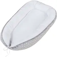 Babybay Babymat perelgrijze punten wit