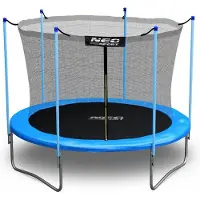 Viking Choice Trampoline - met veiligheidsnet en ladder - 252 cm - lichtblauw
