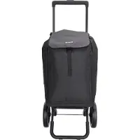 Beagles Shop & Go Cartease Boodschappentrolley zwart