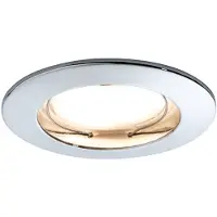 Paulmann LED-badkamer inbouwlamp 21 W 230 V Warm-wit Coin 93960 Chroom Set van 3