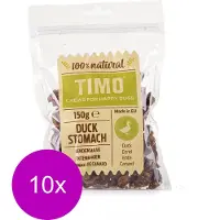 Timo Eendenmaagjes - Hondensnacks - 10 x Eend 150 g