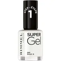 Rimmel London SuperGel nagellak - 001 Basic B Wit | Nagellak van London