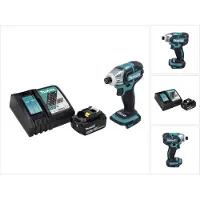 Makita DTS 141 RG1 accuschroevendraaier 18 V 40 Nm 1/4" borstelloos + 1x oplaadbare accu 6.0 Ah + lader