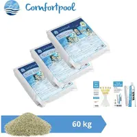 Pool Improve Comfortpool glasparels - Geschikt voor zandfilterpomp - 60 kg & WAYS Scrubborstel