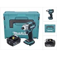 Makita DTS 141 G1J Accuschroevendraaier 18 V 40 Nm 1/4" Brushless + 1x Accu 6,0 Ah + Makpac - zonder L (Oplaadbare batterij)