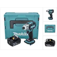 Makita DTS 141 T1J Accuschroevendraaier 18 V 40 Nm 1/4" Brushless + 1x Accu 5,0 Ah + Makpac - zonder L (Oplaadbare batterij)