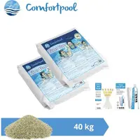 Pool Improve Comfortpool glasparels - Geschikt voor zandfilterpomp - 40 kg & WAYS Scrubborstel