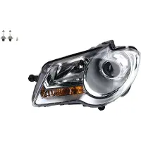 Netparts24 Johns, koplamp geschikt voor VW Touran 1T, modeljaren 11/06-05/10, linkerzijde + lamp