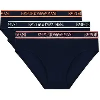 Emporio Armani Heren Set 3 Core Logobanda marine slip (S), Homewear, Katoen, Marineblauw EM000258_AF20669