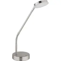 Globo Bureaulamp Silvio nikkel